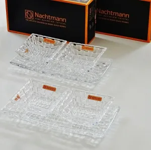 Nachtmann／ナハトマン ボサノバ スクエアボウル&レクタングラーセット6ピース