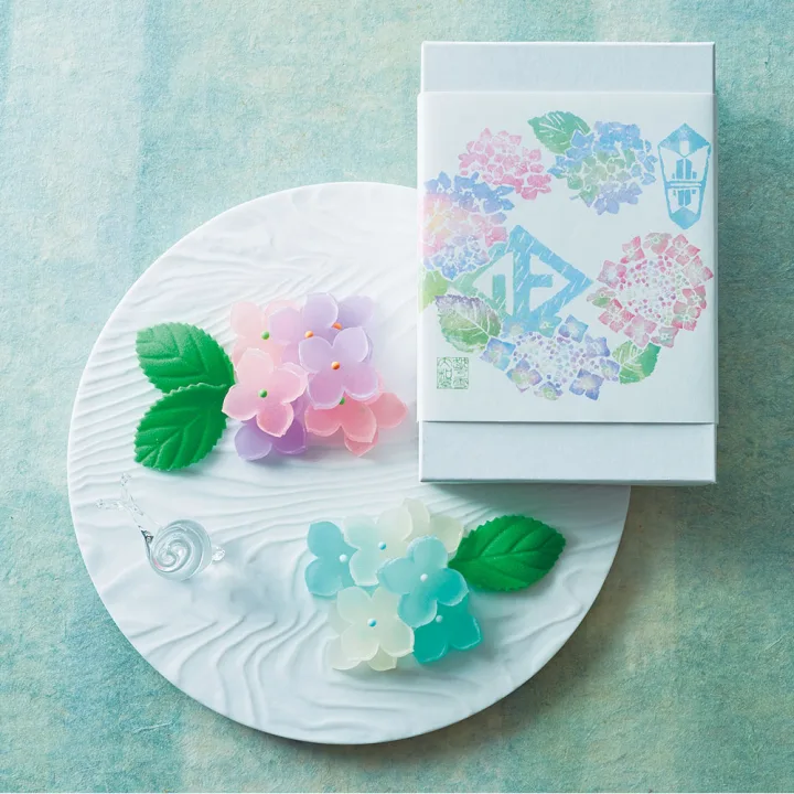 可愛らしい紫陽花にうっとり