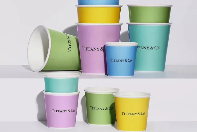 ティファニーのポップな新作カップ登場！  Tiffany & Co.／ティファニー「新作コーヒーカップ＆エスプレッソカップ」
