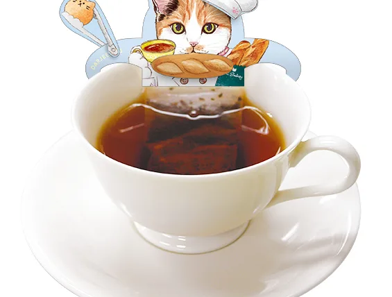 着せ替えを楽しめるネコのティーバッグ HOOK TEA／フックティー「CAT TOWN（キャットタウン）」