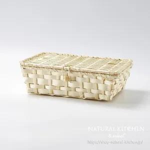 NATURAL KITCHEN／ナチュラルキッチン 竹ふた付きBOX Ｌ
