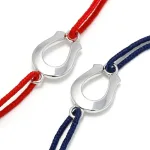 Horseshoe Amulet Cord Bracelet