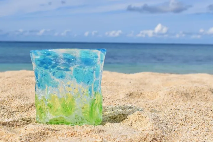 沖縄の海を閉じ込めたような一品