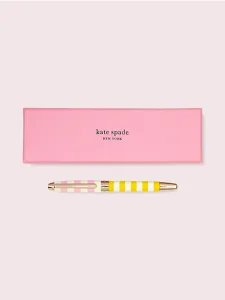 kate spade new york／ケイトスペードニューヨーク ツートーン ストライプ ボールポイント ペン