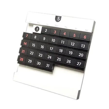 シンプルフォルムでずっと使える「ARU Date Block Lite 万年カレンダー」