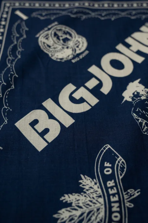 BIG JOHN（ビッグジョン） BIGJOHN INDIGO BANDANA