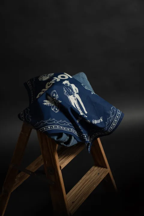 BIG JOHN（ビッグジョン） BIGJOHN INDIGO BANDANA
