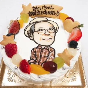 似顔絵ケーキ