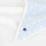 Petit Bateau／プチバトー クジラプリントアフガン