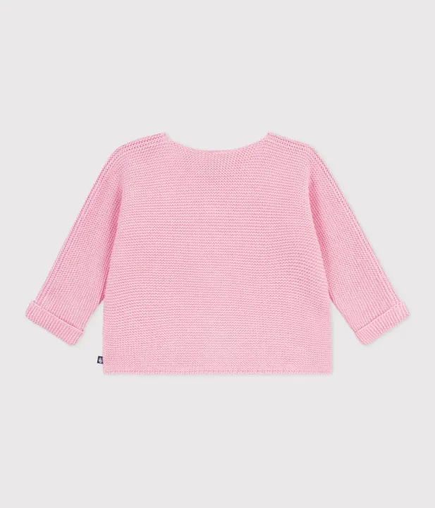 Petit Bateau/プチバトー ガーター編みニットカーディガン