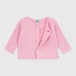 Petit Bateau／プチバトー ガーター編みニットカーディガン