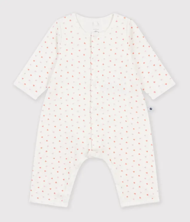 Petit Bateau/プチバトー ハートプリントボディジャマ