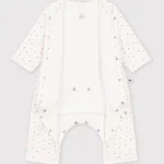 Petit Bateau／プチバトー ハートプリントボディジャマ