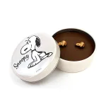 スヌーピー ピアス 缶ケース付き