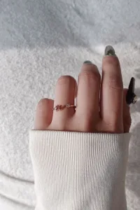 CREA／クレア initial zirconia ring