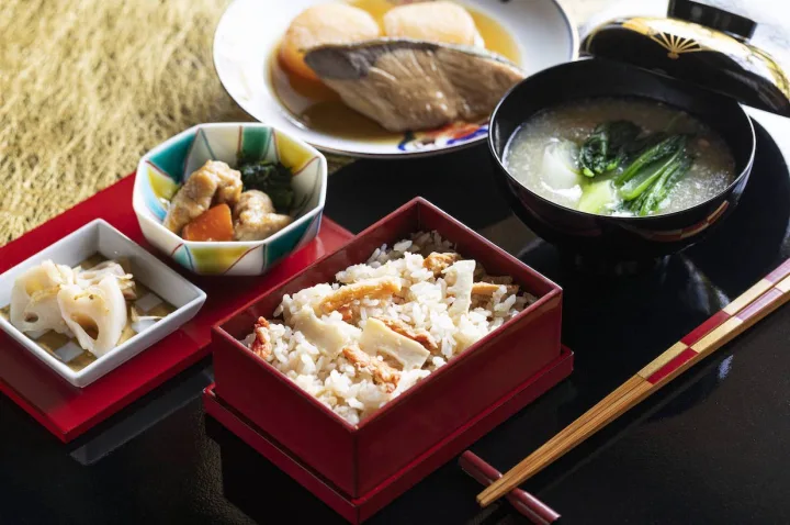 メニュー(おしながき)付き贅沢旅館風ごはん