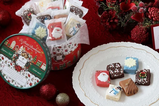 キュートなクリスマス柄ラスクが勢ぞろい CAFE OHZAN/カフェオウザン「クリスマス限定キューブラスク」