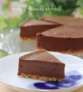本命用|簡単バレンタインチョコ④さっぱりとした甘さ。チョコレートチーズケーキ