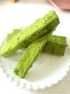 友達用|簡単バレンタインチョコ⑤抹茶のほろにがチョコバー