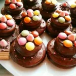 友達用|簡単バレンタインチョコ⑧デコレーションがかわいいチョコパイケーキ