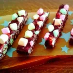 友達用|簡単バレンタインチョコ②電子レンジでできる簡単マシュマロバー