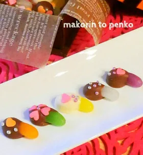 子供用|簡単バレンタインチョコ③食感が楽しいゼリービーンズチョコ