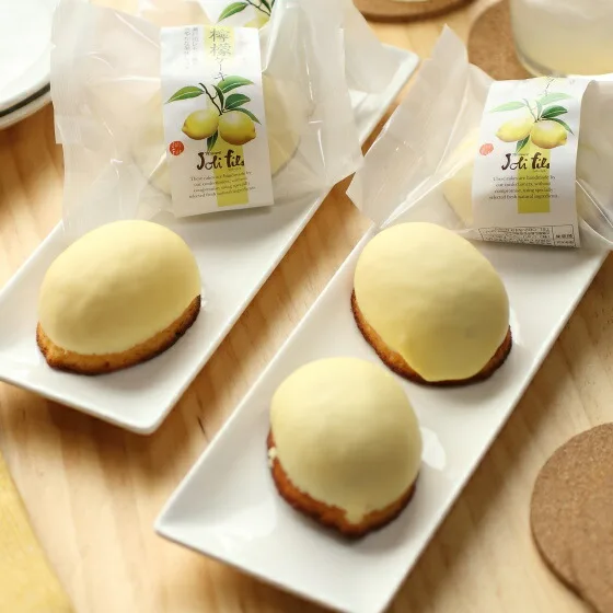 形がキュートなレモンケーキ
