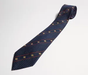 GUCCI／グッチ ビー（ハチ）＆ウェブ ストライプ シルクジャカード ネクタイ