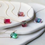 Bi color Crystal Necklace