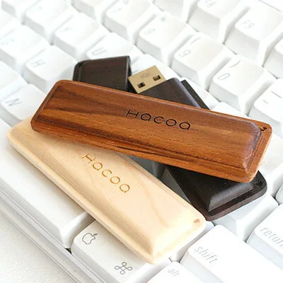 最中のようなデザイン 木製USBメモリ