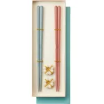 ペア HASHI ピンク×ブルー