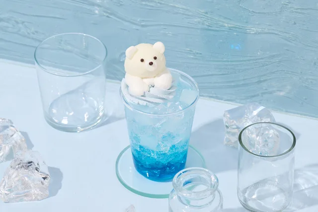 ピケカフェにシロクマソーダフロート登場！ gelato pique cafe／ジェラート ピケ カフェ「A COOL SUMMER with POLAR BEAR」