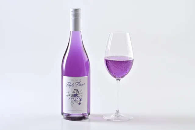 夢見るような紫色の甘口ワイン Shizuku Japan株式会社 甘口紫ワインPurple Flame（パープルフレイム）