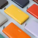 シンプルラウンド長財布（エンボス）