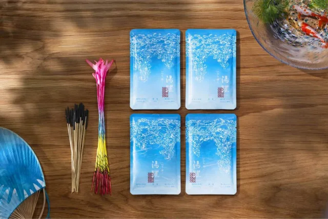 花火＆入浴剤、夏のロマンチックな贈り物！ 筒井時正玩具花火製造所× 湯躍  特別な贈り物「湯躍 季節の詰合せ 夜涼」