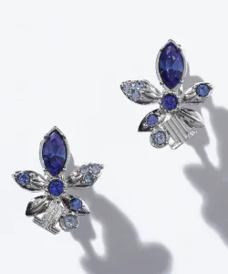 LANVIN en Bleu／ランバンオンブルー セサンパ ブルーフラワーイヤリング