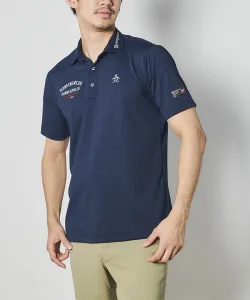 Munsingwear／マンシングウェア  鹿の子４点ポイント半袖シャツ【サンスクリーン】