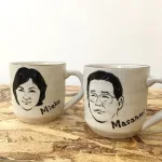 Coolな似顔絵&名入れが入るマグカップ