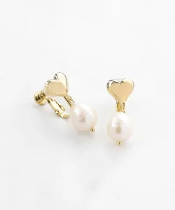 TOCCA／トッカ FULL HEART EARRINGS 淡水パールイヤリング