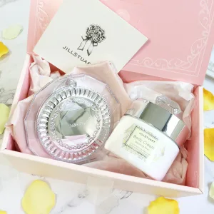 JILL STUART／ジルスチュアート ボディクリーム&コンパクトミラー BOX付きギフトセット
