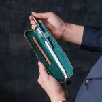 「タッチペンも入る」 本革 ペンケース