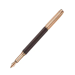 Caran d'Ache／カランダッシュ 万年筆 F 細字 バリアス エボニー 4490-132
