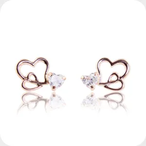 Twinkle Tree／トゥインクルツリー オープンハート ピアス