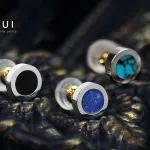 ラウンドフレームピアス
