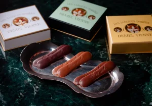 DEMEL／デメル ソリッドチョコ猫ラベル