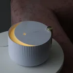 ルナ 超音波式加湿器 ライトブルー