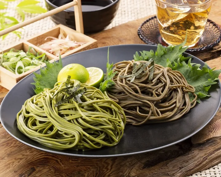 お茶屋が作ったそばセット