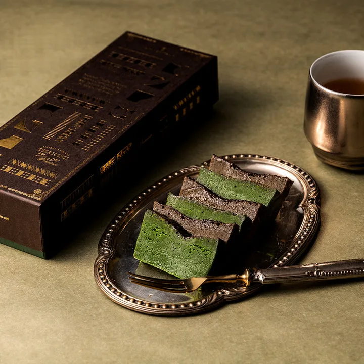 上品なパッケージの日本茶テリーヌ
