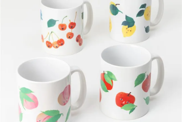 絵本の世界から飛び出したかわいいグッズたち tupera tupera×ロフト  絵本「くだものさん」「やさいさん」テーブルウェアシリーズ