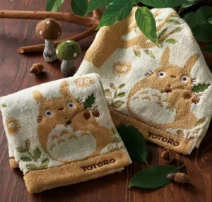 タオル製ベビー服専門店ハイディ 名入れ刺繍 トトロ タオルセット